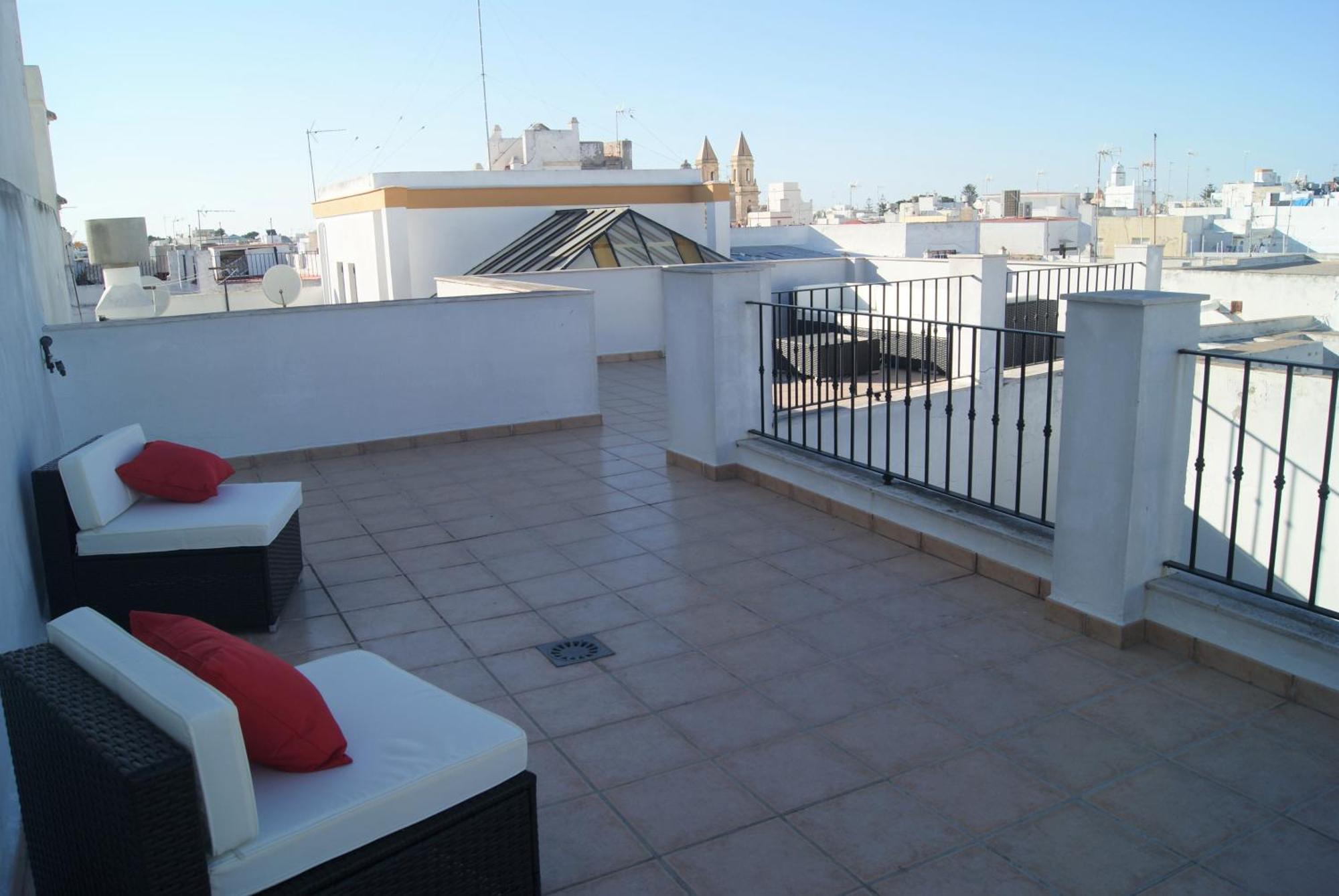 Cdz - Atico Tavira Two Private Terraces With Great Views Appartement Cádiz Buitenkant foto